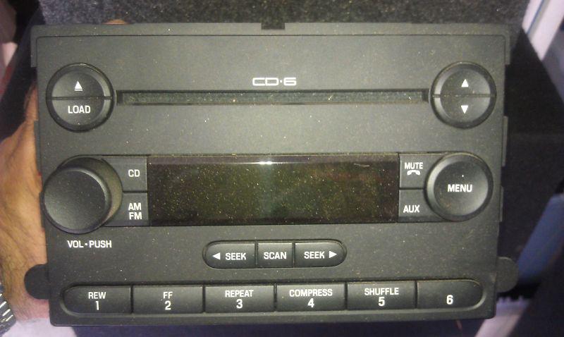 Ford factory double din 6-disc cd player *** free shipping ***