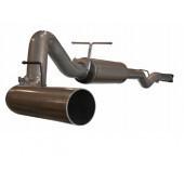 Afe turbo-back exhaust system 07-10 chevy silverado gmc sierra 2500hd diesel lmm