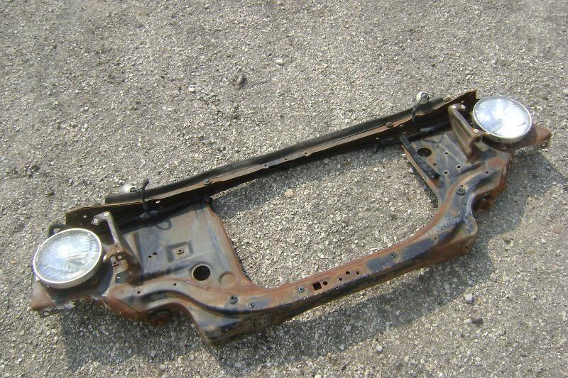 1974 74 chevy nova radiator core support solid 1973 73 ss v-8