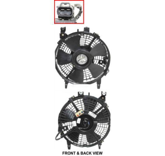 Ac a/c condenser cooling fan w/motor assembly for 93-95 toyota corolla