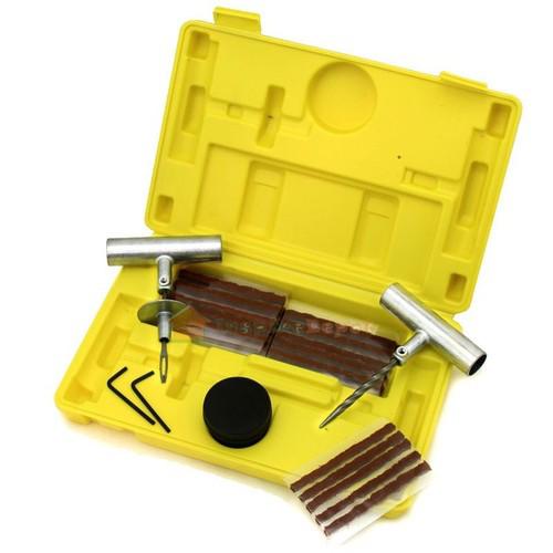 New 35 pc vehicle hand cart wheel tire patch road side emergency repair tool kit