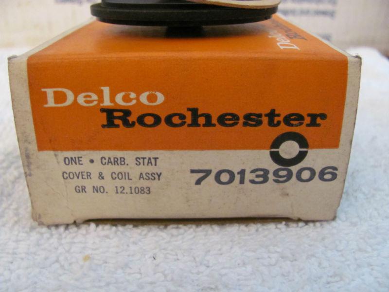 Delco rochester carburetor stat cover & coil assembly gr# 12.1083 7013906 gm?
