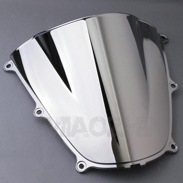 1 x chrome windscreen windshield screen for 05 06 honda cbr600rr cbr 600rr new