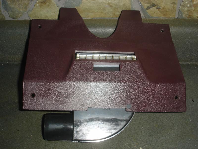 86 pontiac parisienne lower dash panel w/ vent
