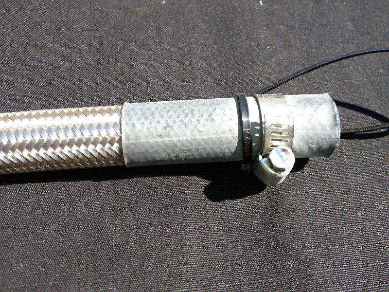 Find CUSTOM STEEL BRAIDED OIL TANK DRAIN HOSE FOR HARLEY DAVIDSON in
