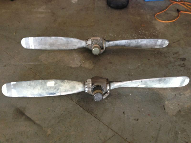 Mccauley 2 blade baron 55 props used as removed pair with logs
