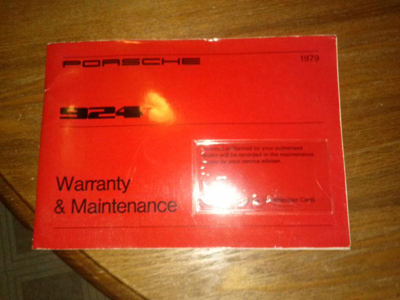 Find Original glove box owners manual 1979 porsche 924 in Hagerstown