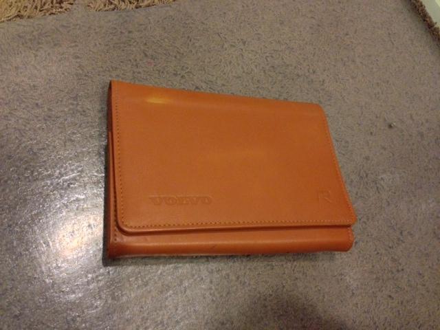 Volvo s60 s60r v70 v70r leather car manual case factory oem