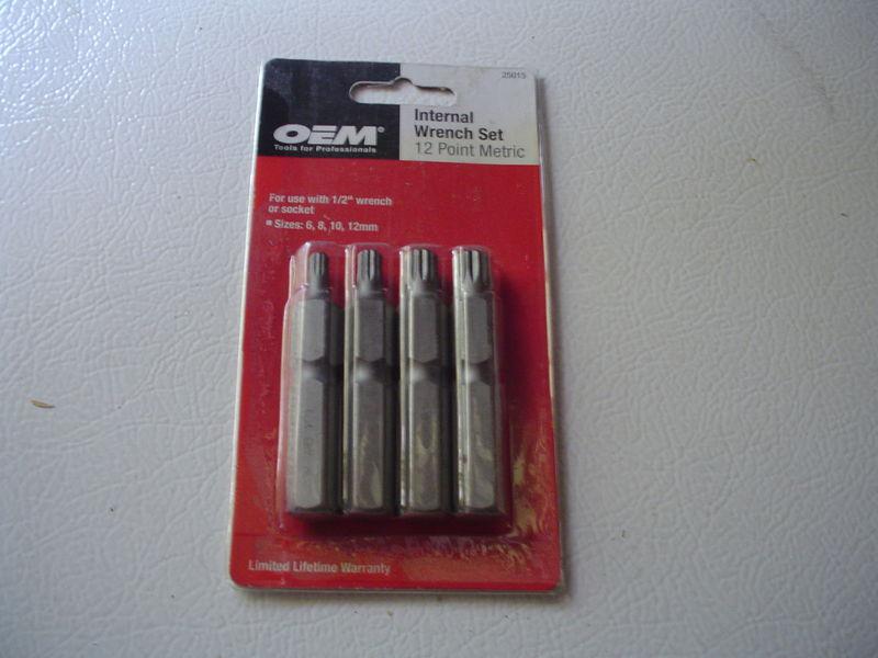 Oem internal wrench set – 25015 – new