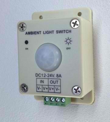 Led lighting ambient light switch 12 - 24 volt dc utility accent lights