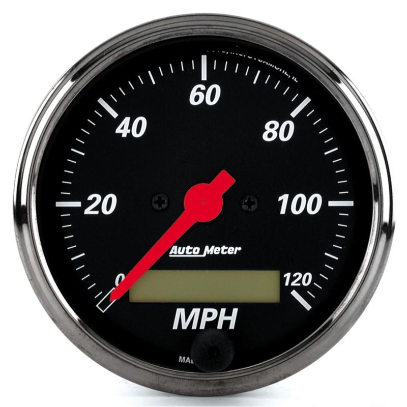Find Auto Meter 1488 Designer Black; Electric Programmable Speedometer