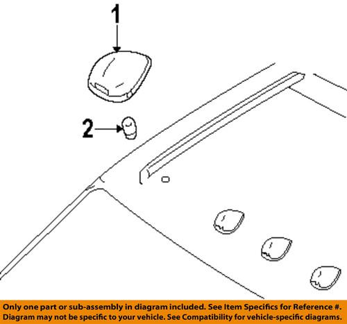 Ford oem 8c3z15442c roof lamps-roof lamp assembly