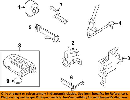 Kia oem 95430 2t000 remote vehicle system/part