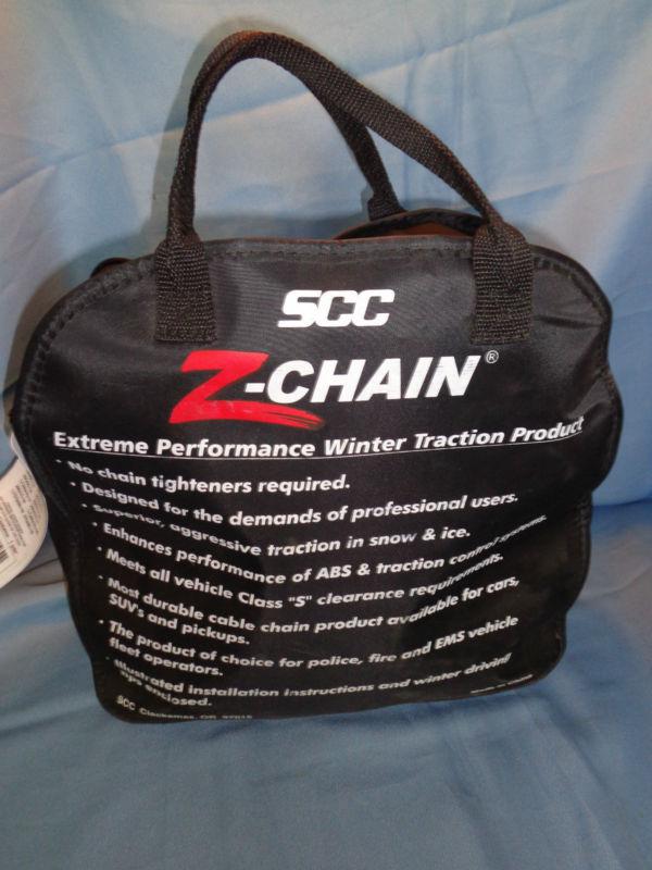 1 pair for 2 tires scc z-579 z-chain snow chains  snowchains in bag