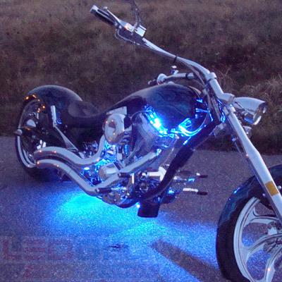 18pc Blue LED Motorcycle Lighting Kit w 18 Tubes & Wireless Remote & 312 LEDs, US $134.99, image 3