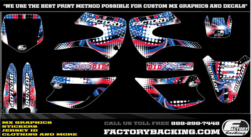 Yamaha wr 250x 250r 08-13 dualsport graphics kit with your number on plates!  