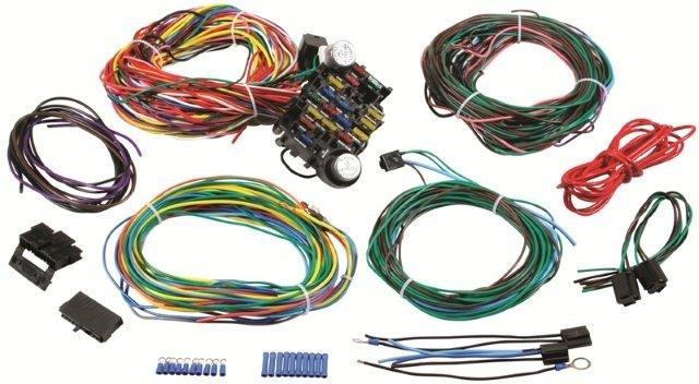 Gm chevelle nova camaro trucks 22 circuit wiring harness complete & main panel