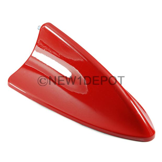 Red car shark fin style roof top base decoration antenna universal for honda new