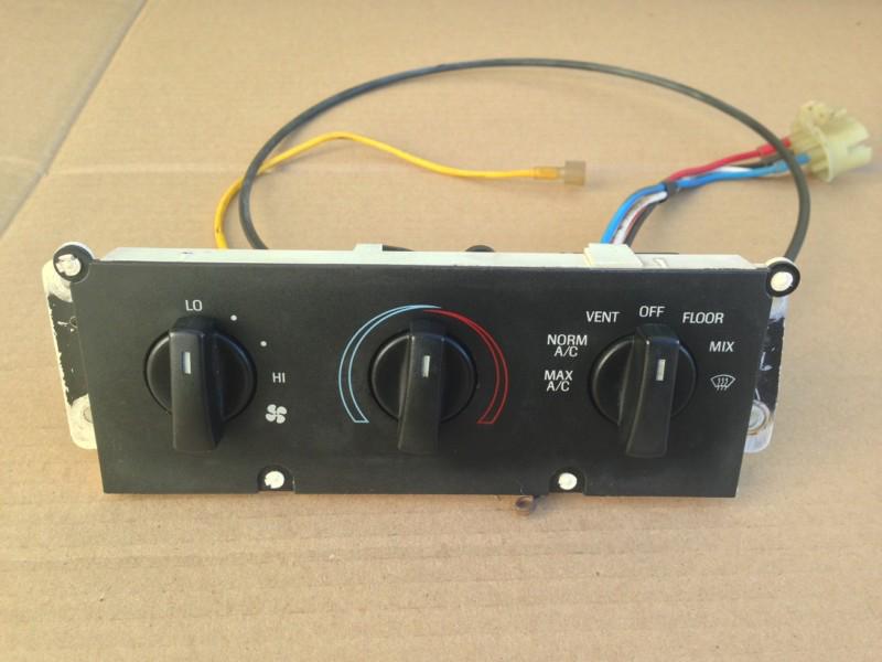 Find 9093 Ford Mustang AC Heater Fan Vent Control Panel Switch w/ Wire