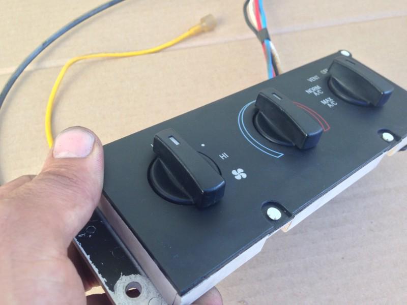 Find 9093 Ford Mustang AC Heater Fan Vent Control Panel Switch w/ Wire