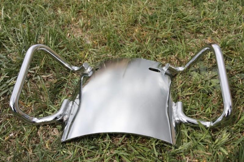 Chrome passenger seat hand rail grab bar harley flht fltr flhx flhr 2009 - 2013