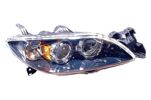 Replace ma2519108c - 04-06 mazda 3 front rh headlight lens housing halogen