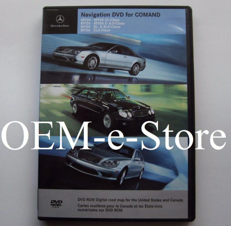 2006 mercedes benz s350 s430 s500 s600 s65 s55 amg navigation dvd map u.s canada