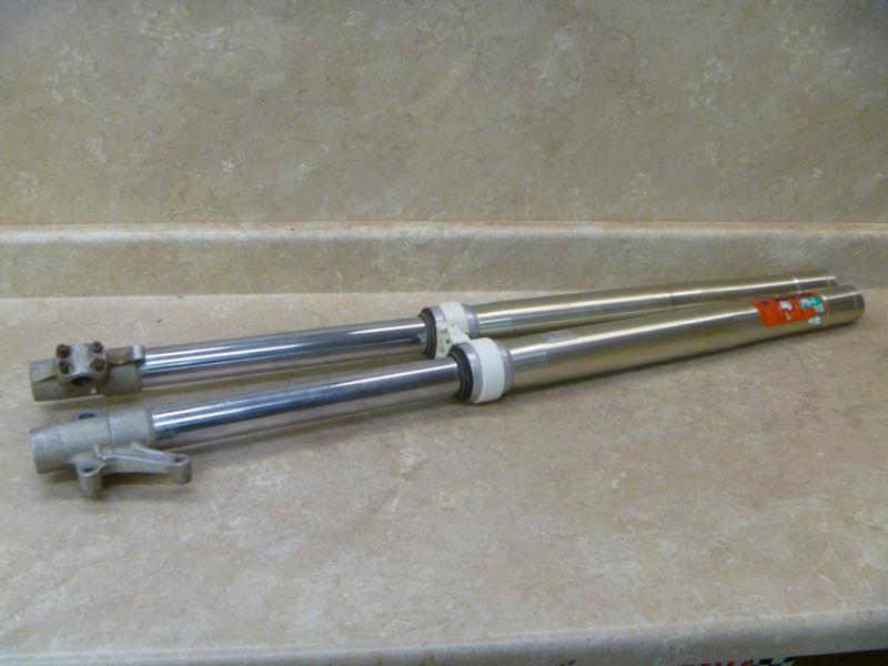Suzuki rm125 rm 125 used original front forks pair set 1990