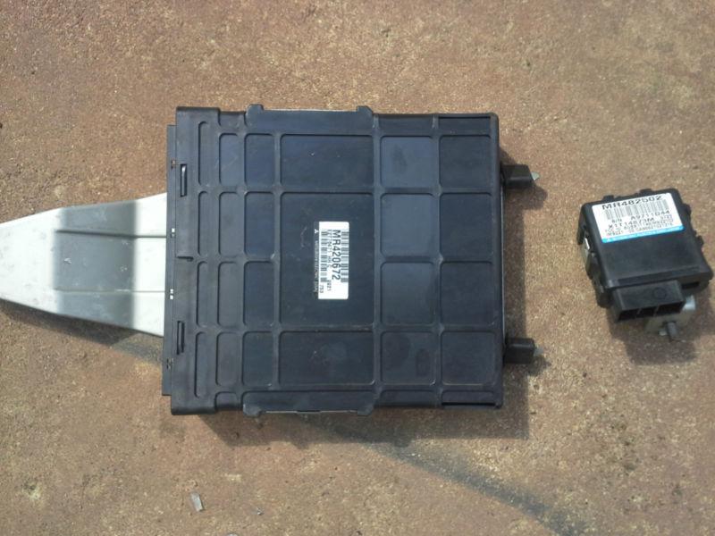2000 mitsubishi galant 2.4l ecm ecu mr420672 pcm  w-immobilizer