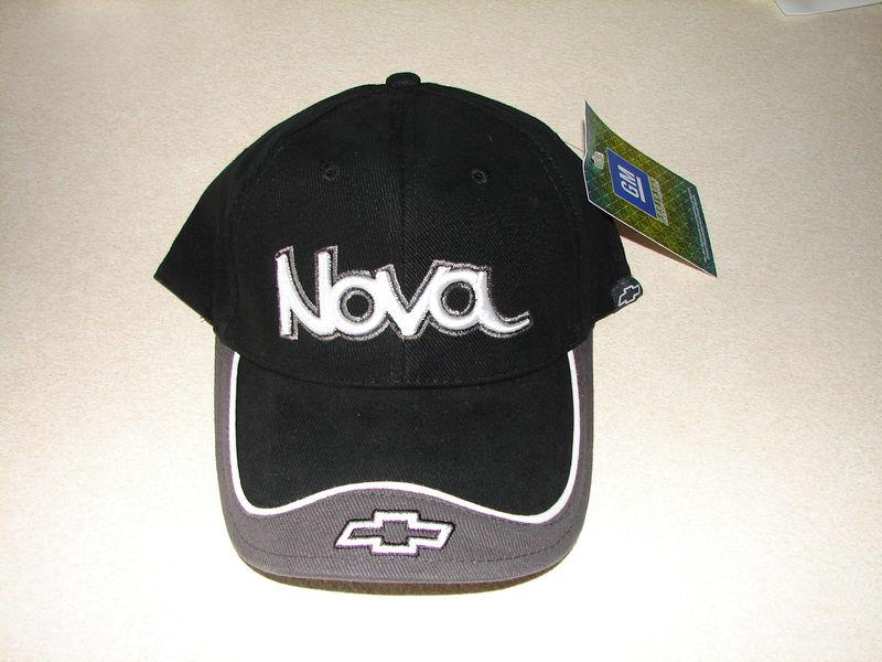 Nova gray with black trim  hat   chevy