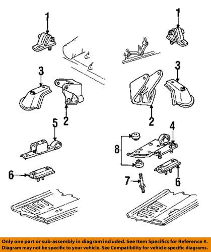 Jeep oem 52019386 engine torque strut mount-rear insulator