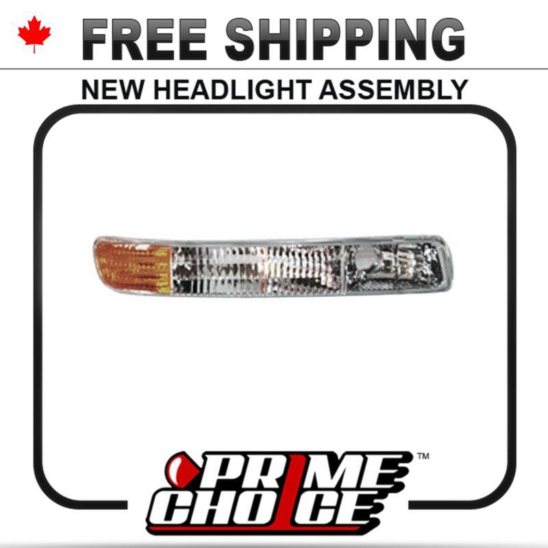 Parking/turn signal light/side marker lamp assembly for right hand passenger rh