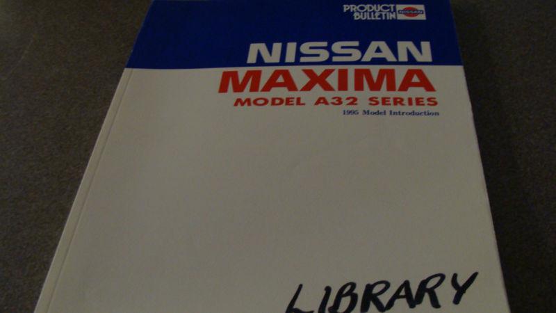 1995 95 nissan maxima model a32 series product bulletin manual book 