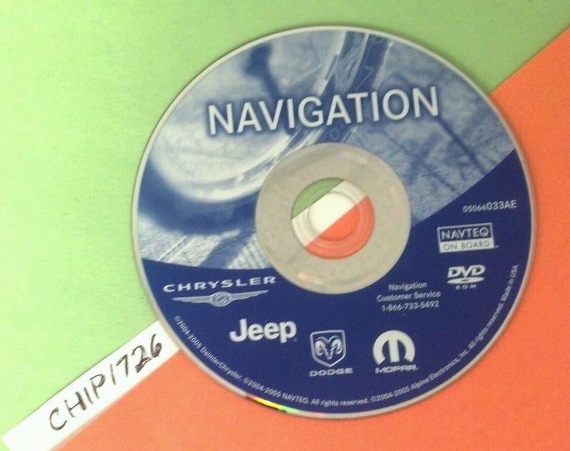 033ae navigation dvd chrysler 300m pacifica jeep dodge 2003 2004 2005 2006 2007