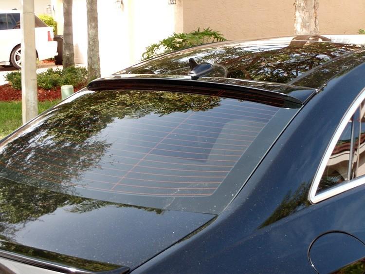 2010+ mercedes  e-class coupe euro style rear roof spoiler (unpainted)
