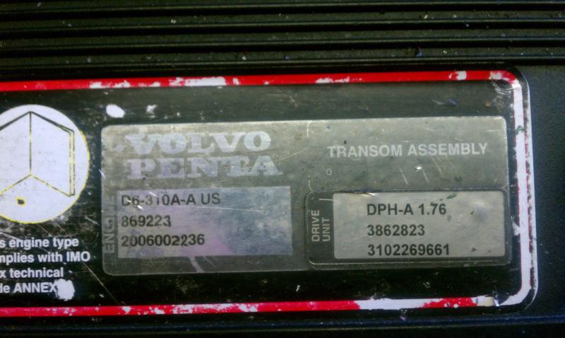 Volvo Penta D-6 complete engine and outdrive package, US $2,025.00, image 2