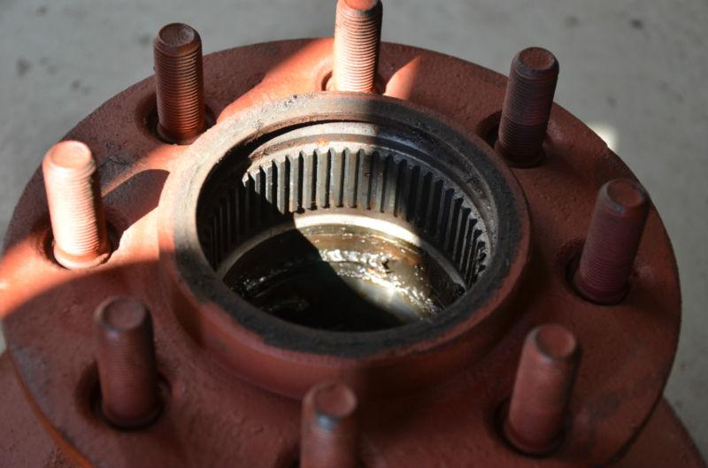 Find Dana 60 D60 front Dually wheel hubs hub & rotor pair SRW DRW