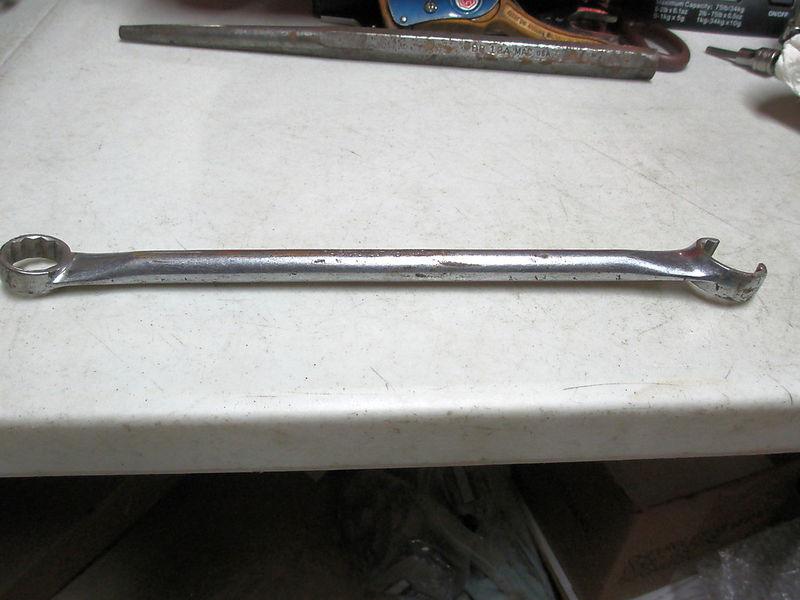 Blue point vintage box and 1/2 moon wrench 3/4" box and 7/8" 1/2 moon #xd2428