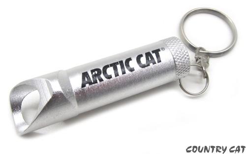 Arctic cat 2014 keychain 3 led flashlight / bottle opener - silver - 5243-024