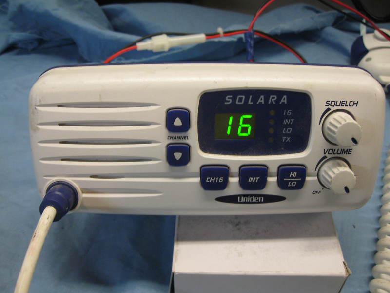 Uniden solara vhf radio 