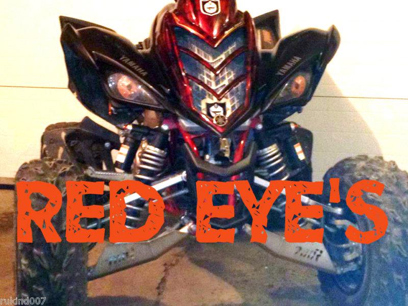  raptor 700/350/450/250  red eyes  headlight covers rukind new gytr yamaha