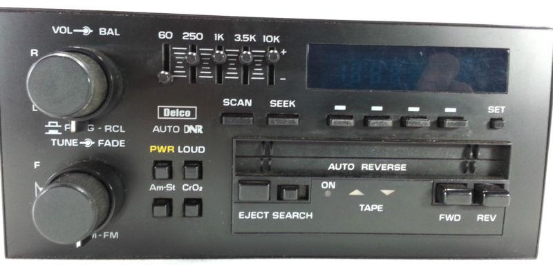 Ac delco gm am fm cassettte tape deck 5 band graphic equilizer 16131335 stock