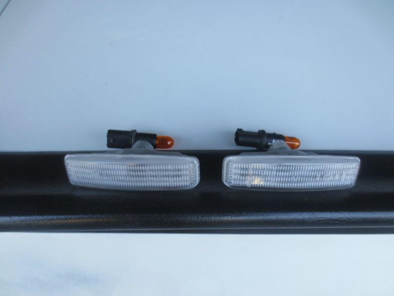 97-03 bmw e39 5-series side markers - clear oem sidler bmw factory