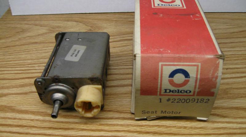 New oem ac delco power seat motor 22009182