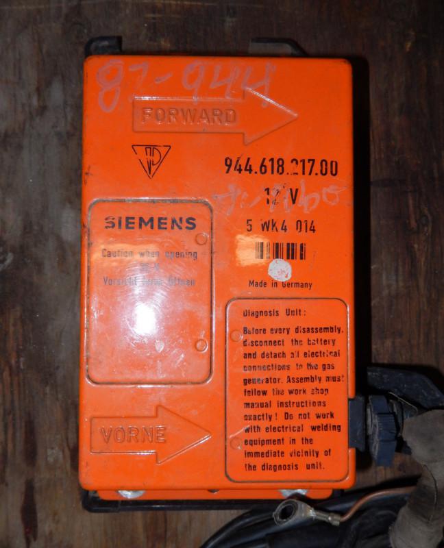 Porsche 944 turbo air bag derm module 87-88 