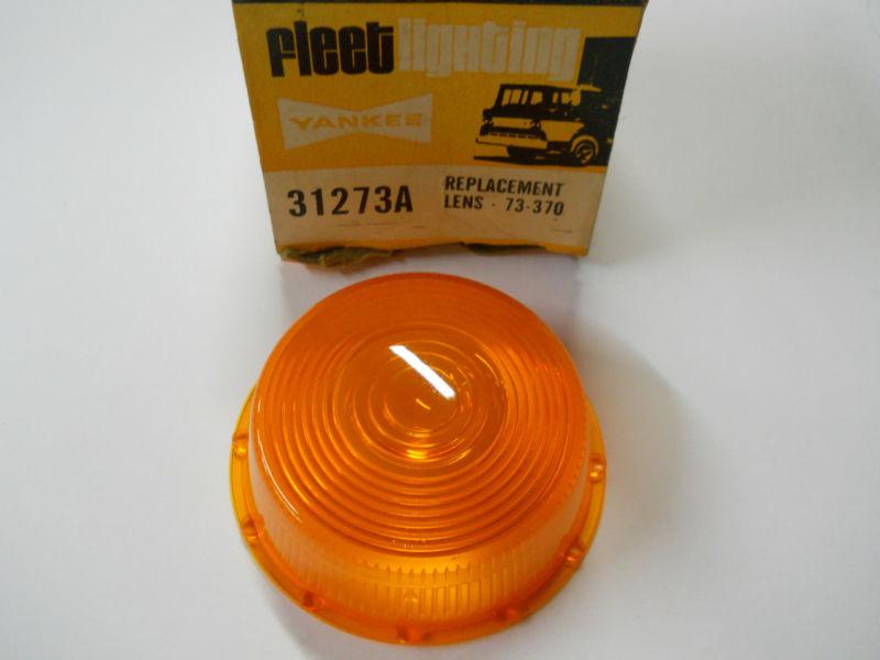 Yankee Replacement Lens for Round Flush Mount Marker Light - Vintage Amber, US $6.99, image 2
