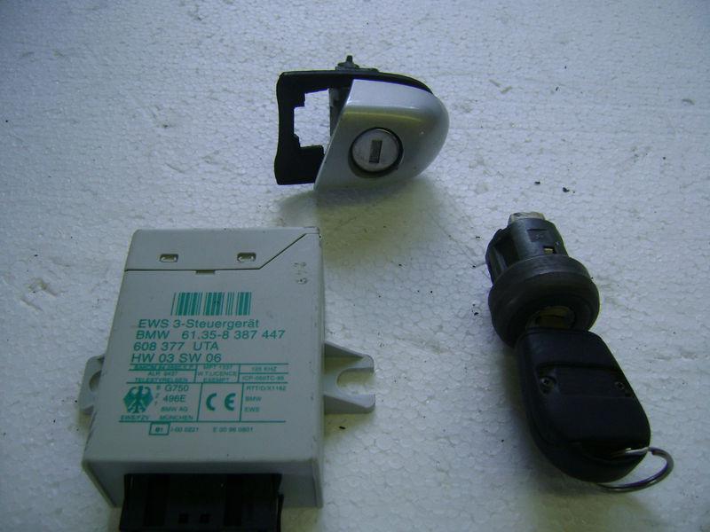 1999-2002 bmw e46 ignition ews door lock set 323i 325i 328i 330i pump oem keyfob