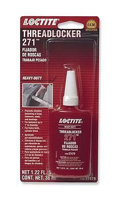 Loctite 37479 threadlocker 271 heavy-duty red 36 ml each