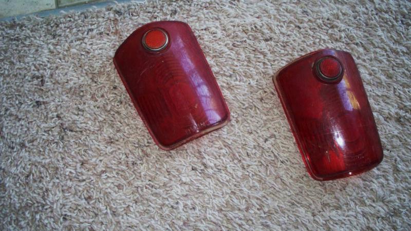 Vintage chran  teaco tail light lens 1950-51 chrylser 