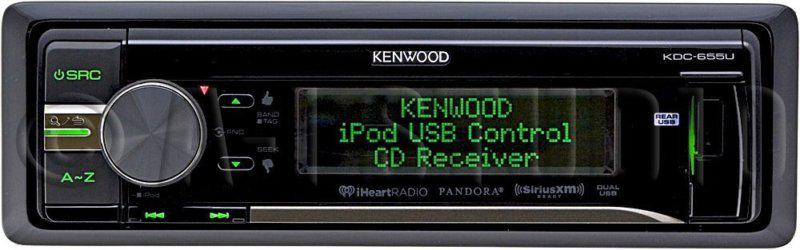 Kenwood in-dash car cd mp3 receiver siriusxm ready dual usb